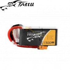Tattu 1300mAh 14.8V 75C 4S1P Lipo Battery Pack